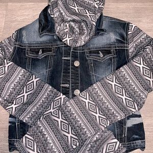 Wallflower Hooded Jean Jacket